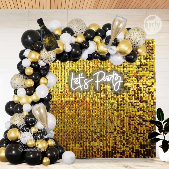 decorations Lets Party Gold Sequin Bachelorette Decorations